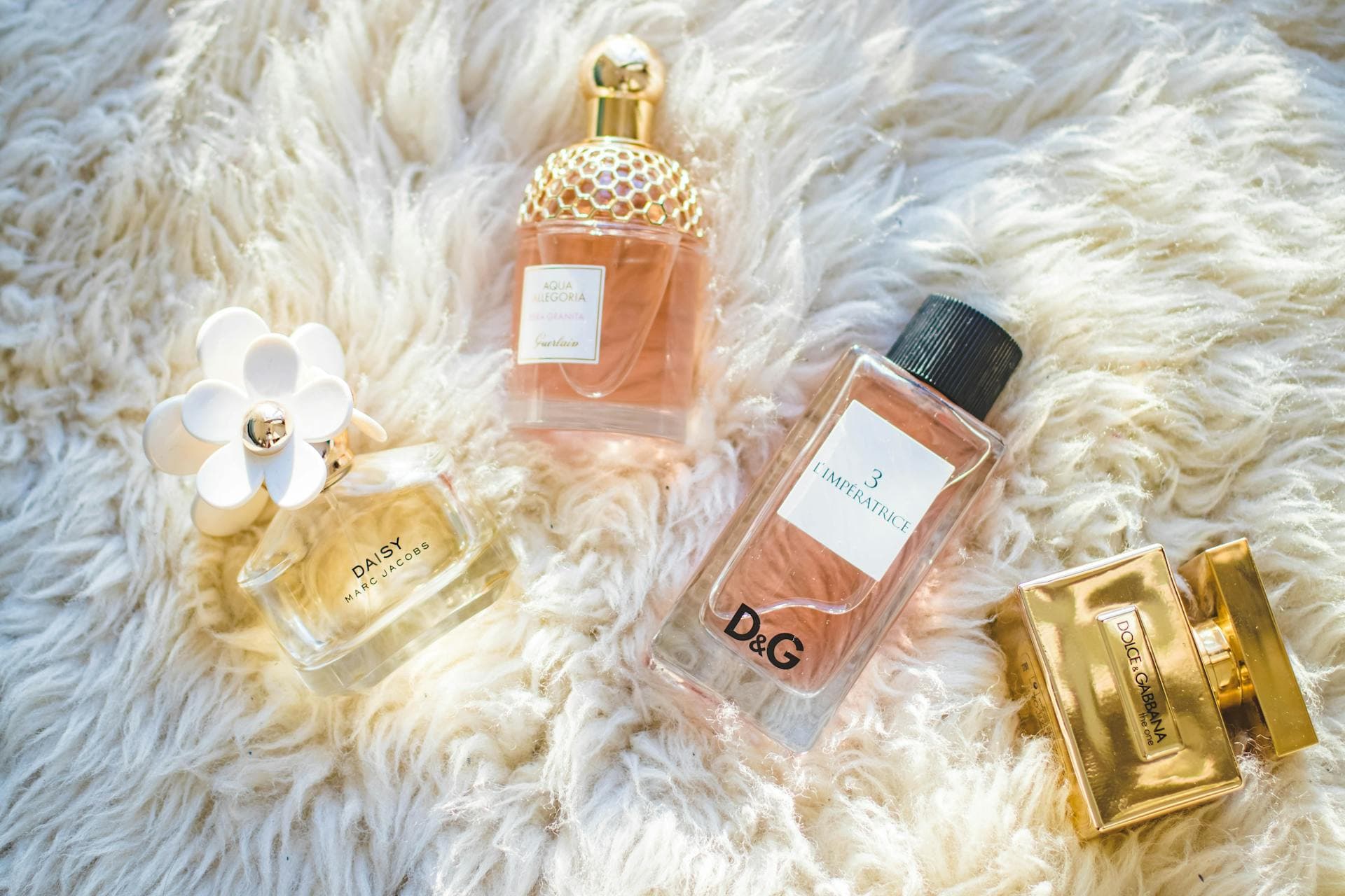 Luxury perfume bottles